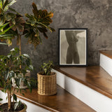 Georgia O’keeffe Torso - Alfred Stieglitz Art Print / Canvas Black-framed Photograph Monochrome Nude Figure, Pressed, Small Breasts Caught,
