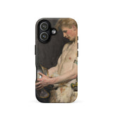 Germanic Warrior with Helmet - Osmar Schindler Phone Case Iphone 17 / Matte Iphone 12 Case Classical Painting Nude Man Object Schindler’s