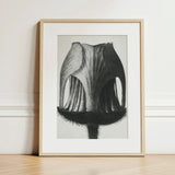 Geum Rivale (nodding Avens Flower–bud) - Karl Blossfeldt Art Print / Canvas Black-and-white Framed Botanical Illustration Flower’s Interior