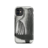 Geum Rivale (nodding Avens) - Karl Blossfeldt Iphone Case, 11 / Matte, Black White Floral Phone Case