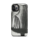 Geum Rivale (nodding Avens) - Karl Blossfeldt Iphone Case, 11 Pro Max / Matte, Black White Floral Phone Case