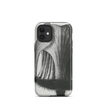 Geum Rivale (nodding Avens) - Karl Blossfeldt Iphone Case, 12 Mini / Matte, Black White Floral Phone Case