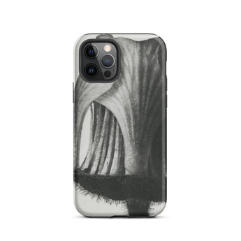 Geum Rivale (nodding Avens) - Karl Blossfeldt Iphone Case, 12 Pro / Matte, Black White Floral Phone Case