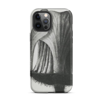 Geum Rivale (nodding Avens) - Karl Blossfeldt Iphone Case, 12 Pro Max / Matte, Black White Floral Phone Case