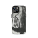 Geum Rivale (nodding Avens) - Karl Blossfeldt Iphone Case, 14 / Matte, Black White Floral Phone Case