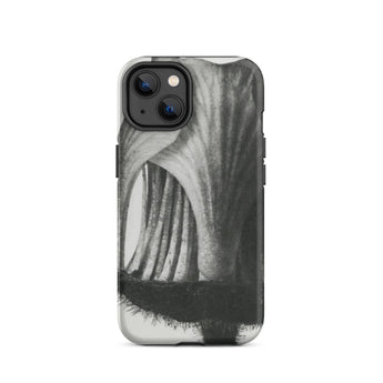 Geum Rivale (nodding Avens) - Karl Blossfeldt Iphone Case, 14 / Matte, Black White Floral Phone Case