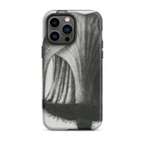 Geum Rivale (nodding Avens) - Karl Blossfeldt Iphone Case, 14 Pro Max / Matte, Black White Phone Case