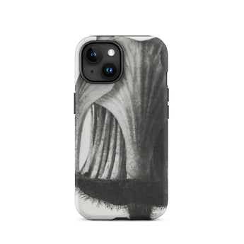 Geum Rivale (nodding Avens) - Karl Blossfeldt Iphone Case, 15 / Matte, Black White Floral Phone Case