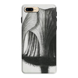Geum Rivale (nodding Avens) - Karl Blossfeldt Iphone Case, 8 Plus / Matte, Black White Floral Phone Case