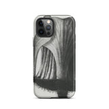 Geum Rivale (nodding Avens) - Karl Blossfeldt Phone Case Iphone 12 Pro / Matte Black White Floral Phone Case Karl Blossfeldt, Geum Rivale,