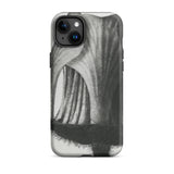 Geum Rivale (nodding Avens) - Karl Blossfeldt Phone Case Iphone 15 Plus / Matte Black White Floral Phone Case Karl Blossfeldt, Geum Rivale,