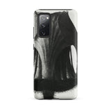 Geum Rivale (nodding Avens) - Karl Blossfeldt Phone Case Samsung Galaxy S20 Fe / Matte Black White Abstract Phone Case Textured Brushstroke