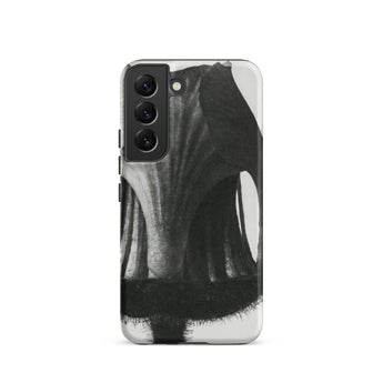 Geum Rivale (nodding Avens) - Karl Blossfeldt Phone Case Samsung Galaxy S22 / Matte Black White Abstract Phone Case Stylized Textured