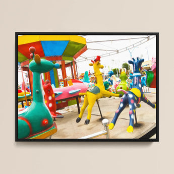 Giddy Up Giclée Print / Canvas, 8×10’’ / 20x25cm / Black Frame, Posters Prints & Visual Artwork, Toby Leon