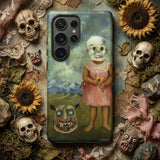 Girl with Death Mask - Frida Kahlo Phone Case, Mobile Cases, Toby Leon