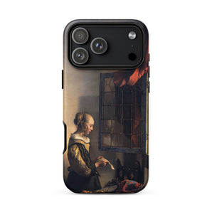 Brief lesendes Mädchen - Johannes Vermeer iPhone-Hülle, 17 Pro Max / Matt, Handyhüllen, Toby Leon
