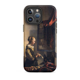 Girl Reading Letter - Johannes Vermeer Phone Case Iphone 16 Pro Max / Matte Iphone Case Vermeer Painting Johannes Case, Girl Reading Letter,