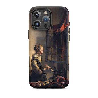 Girl Reading Letter - Johannes Vermeer Phone Case Iphone 16 Pro Max / Matte Iphone Case Vermeer Painting Johannes Case, Girl Reading Letter,