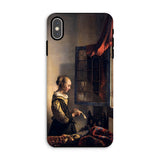 Girl Reading Letter - Johannes Vermeer Phone Case Iphone Xs Max / Matte Phone Case Painting Johannes Vermeer Iphone Case, Girl Reading