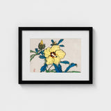 Golden Hibiscus - Kono Bairei Meiji Era Art Print / Canvas Kōno Bairei’s, Meiji-era Kacho-e Masterwork, Prints