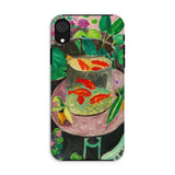 Goldfish - Custodia per iPhone Henri Matisse natura morta con acquario, Xr / Opaca, Custodie per telefoni cellulari, Toby Leon