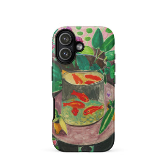 Goldfish - Henri Matisse Aquarium Still Life Phone Case Iphone 17 / Matte Goldfish Aquarium Phone Case Vibrant Colors Textured Design Henri