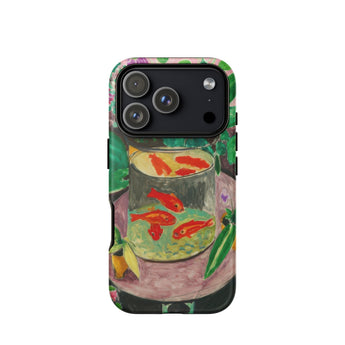 Goldfish - Henri Matisse Aquarium Still Life Phone Case Iphone 17 Pro / Matte Iphone 13 Pro Max Case Goldfish Design Green Henri Matisse