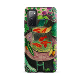 Goldfish - Henri Matisse Aquarium Still Life Phone Case Samsung Galaxy S20 Fe / Matte Vibrant Phone Case Painted Scene Red Goldfish Glass