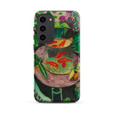 Goldfish - Henri Matisse Aquarium Still Life Phone Case Samsung Galaxy S23 Plus / Matte Phone Case Vibrant Impressionistic Painting Orange