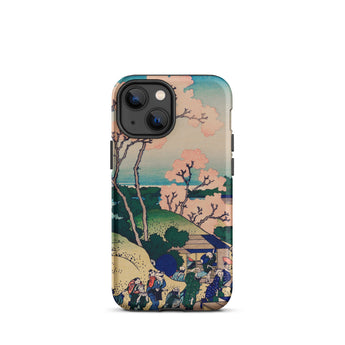 Goten-yama Hill - Katsushika Hokusai Custodia Iphone, 13 Mini / Opaca, Custodie per Cellulari, Toby Leon