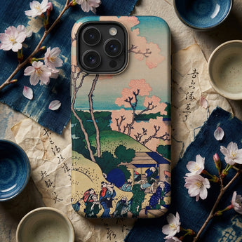 Goten-yama Hill - Katsushika Hokusai Phone Case, Mobile Cases, Toby Leon