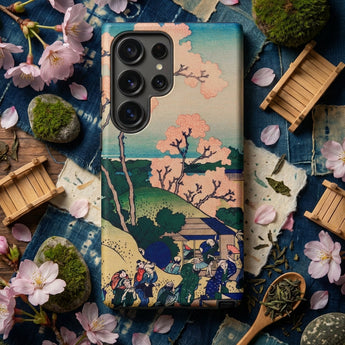 Goten-yama Hill - Katsushika Hokusai Phone Case, Mobile Cases, Toby Leon