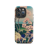 Goten-yama Hill - Katsushika Hokusai Phone Case Iphone 16 Pro / Matte Phone Case Japanese Art Katsushika Hokusai Iphone, Cherry Blossoms