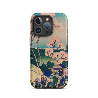 Goten-yama Hill - Katsushika Hokusai Phone Case Iphone 16 Pro / Matte Phone Case Japanese Art Katsushika Hokusai Iphone, Cherry Blossoms
