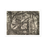 The Gothic Arch - Lámina artística de Giovanni Battista Piranesi / Lienzo, 16x12’’ / 41x31cm / Sin marco / Borde blanco, pósters impresiones y visual