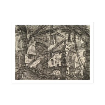The Gothic Arch - Lámina artística de Giovanni Battista Piranesi / Lienzo, 16x12’’ / 41x31cm / Sin marco / Borde blanco, pósters impresiones y visual