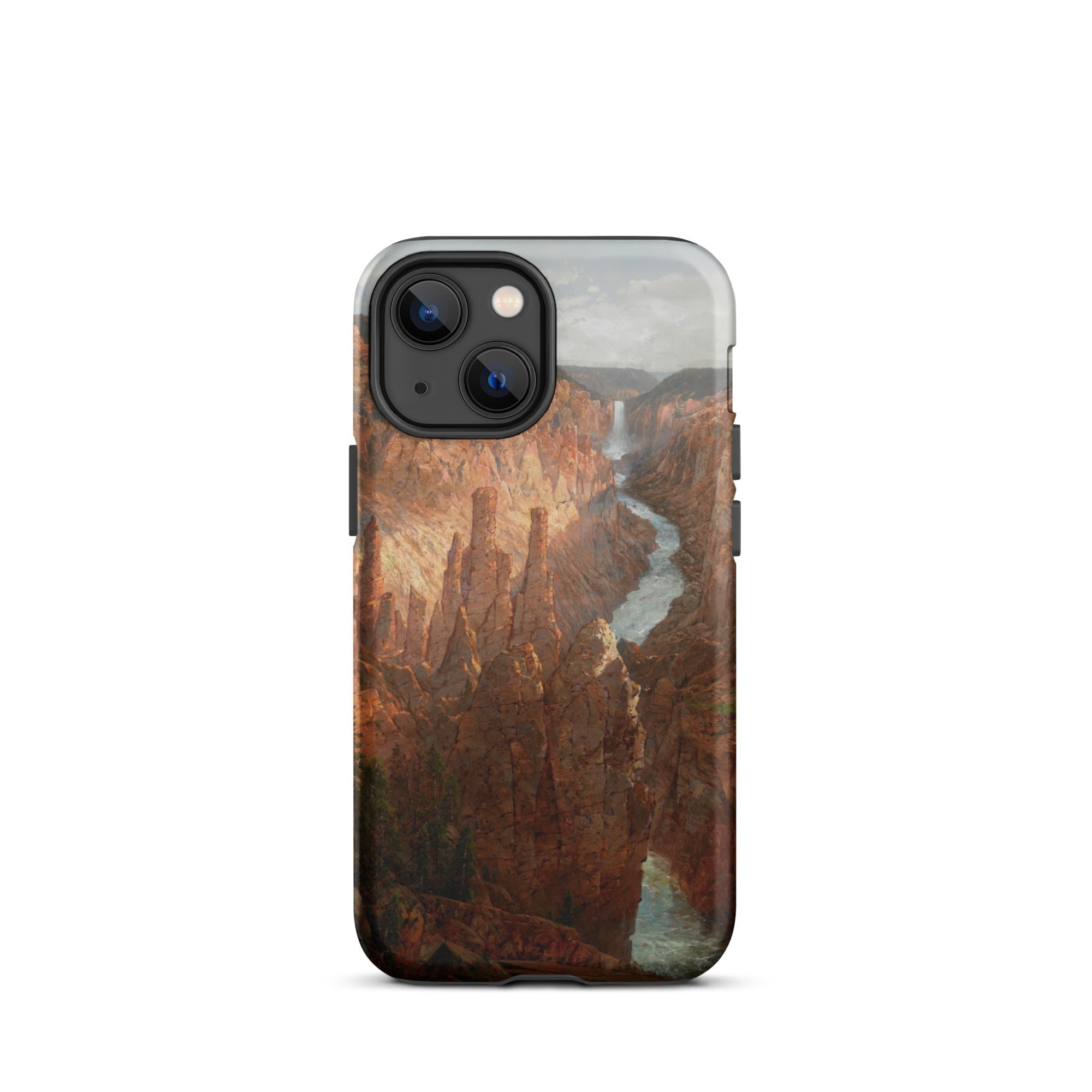 Grand Canyon - William Sonntag Iphone Case, 13 Mini / Matte, Iphone Case Vibrant Painting Canyon River Waterfall