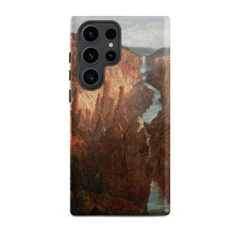 Grand Canyon - William Sonntag Phone Case Samsung Galaxy S23 Ultra / Matte Phone Case Detailed Painting Rugged Canyon Reddish-brown Rock