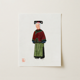 Grand Dame - Manchu Fashion Art Print / Canvas, 11x14’’ / 28x36cm / Unframed / no Border, Posters Prints & Visual Artwork, Toby Leon