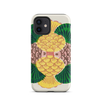 Graphic Bloom - Taguchi Tomoki Floral Phone Case Iphone 12 / Matte Pineapple Design Tomoki’s Japanese, Artistry, Mobile Cases