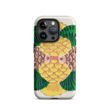 Graphic Bloom - Taguchi Tomoki Floral Phone Case Iphone 15 Pro / Matte Phone Case Pineapple Design Taguchi Tomoki’s Japanese Floral, Floral