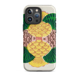 Graphic Bloom - Taguchi Tomoki Floral Phone Case Iphone 16 Pro Max / Matte Iphone Case Stylized Fish Design Taguchi Tomoki’s Japanese