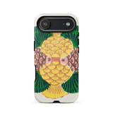 Graphic Bloom - Taguchi Tomoki Floral Phone Case Iphone 17 Air / Matte Pineapple Phone Case Tropical Leaves Pink Bow White Taguchi Tomoki’s