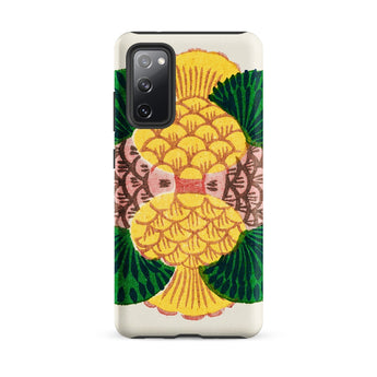 Graphic Bloom - Taguchi Tomoki Floral Phone Case Samsung Galaxy S20 Fe / Matte Vibrant Hand-painted Phone Case Stylized Yellow Fish