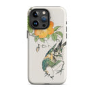 Gray Starling - Numata Kashu Kacho-e Iphone Case, 15 Pro Max / Matte, Floral Bird-themed Phone Case