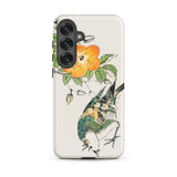 Gray Starling - Numata Kashu Kacho-e Phone Case, Samsung Galaxy S25 Plus / Matte, Mobile Cases, Toby Leon