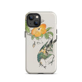Gray Starling - Numata Kashu Kacho-e Phone Case Iphone 13 / Matte Floral Bird Iphone Case Numata Kashu, Gray Starling, Floral-avian Symphony
