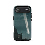 The Great Comet of 1881 - E. L. Trouvelot Phone Case Iphone 17 Air / Matte Sleek Black Phone Case Moody Illustrated Scene Bright Trouvelot