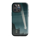 The Great Comet of 1881 - E. L. Trouvelot Phone Case Iphone 16 Pro Max / Gloss Sleek Black Phone Case Vivid Illustration Bright Comet