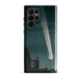 The Great Comet of 1881 - E. L. Trouvelot Phone Case Samsung Galaxy S22 Ultra / Gloss Sleek Black Phone Case Vivid Illustration Bright